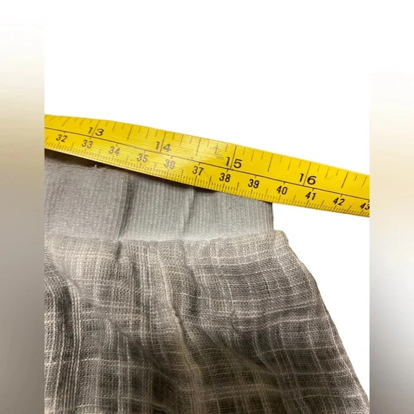 Soft Surroundings Raleigh Pants Cotton Gauze Ruffle Hem Wide Leg - Picture 11 of 12